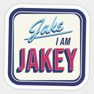 Enhypen Jake jakey fandom engene typography | Morcaworks Sticker